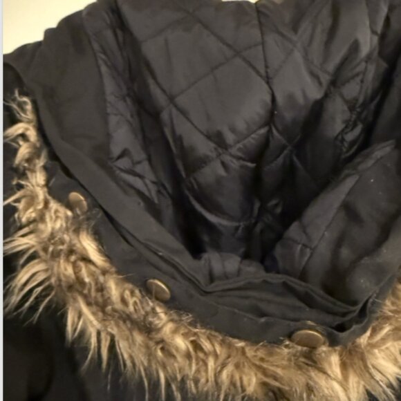 WOMEN'S MODERN MATERNITY ZIP-UP INSULATED DOWN SIZE MEDIUM JACKET COAT - Picture 4 of 5